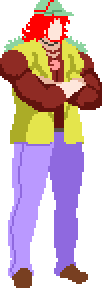 An unedited sprite of Q-Taro.